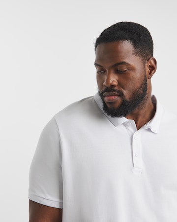 Pure Cotton Pique Polo-White