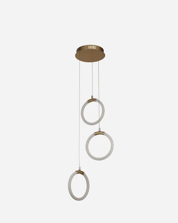 LED Frosted Hoop Ceiling Pendant