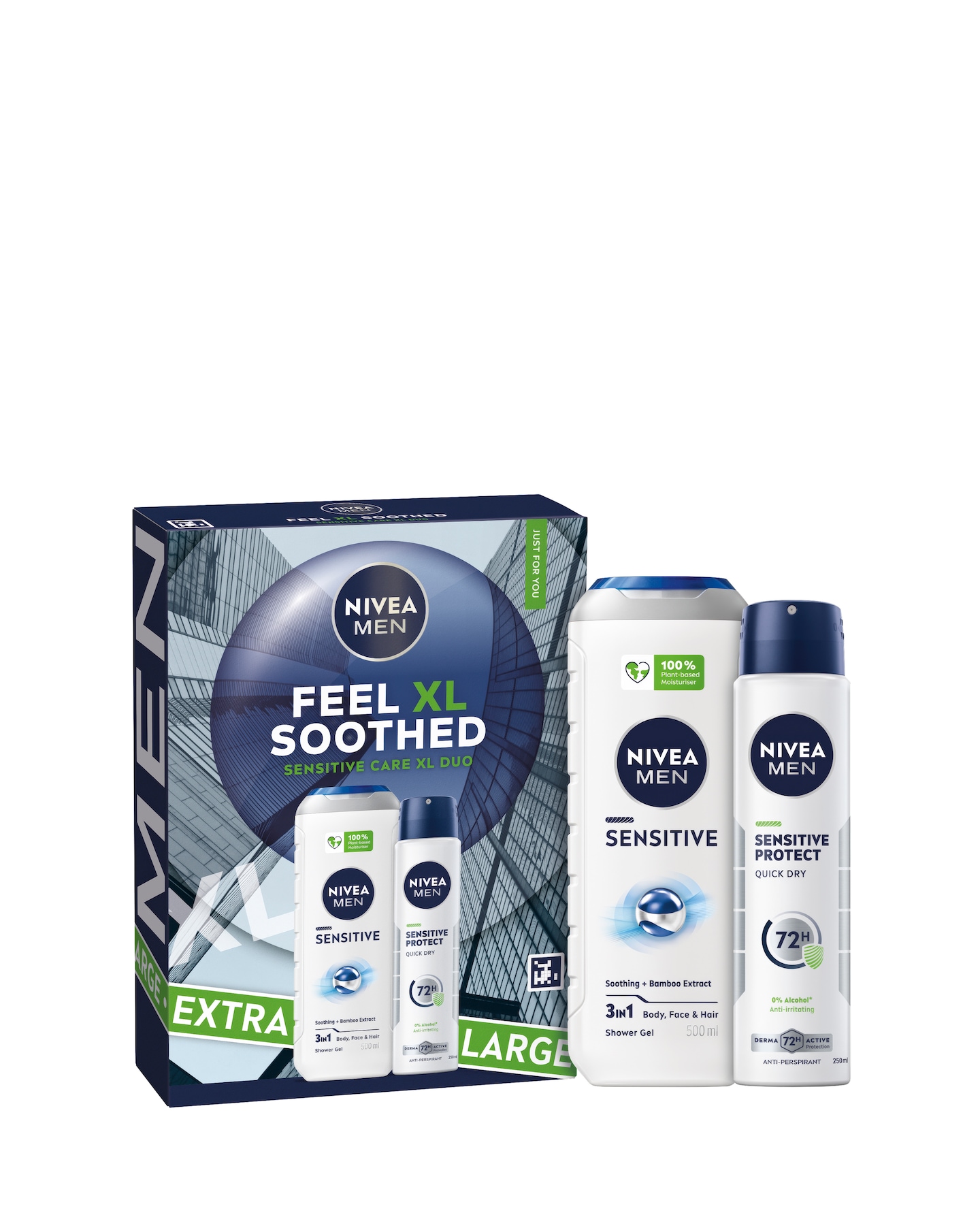 Nivea Men Feel XL Soothed Gift Set | Jacamo