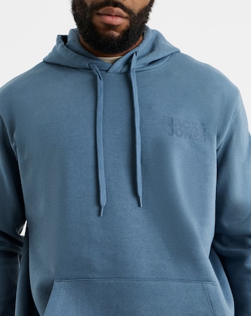 Jack & Jones Corp Logo Hoodie - Blue
