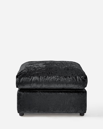 Chicago Crushed Velvet Footstool