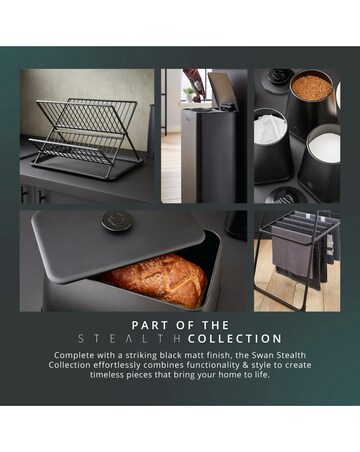 Swan 70L Dual Recycling Sensor Bin