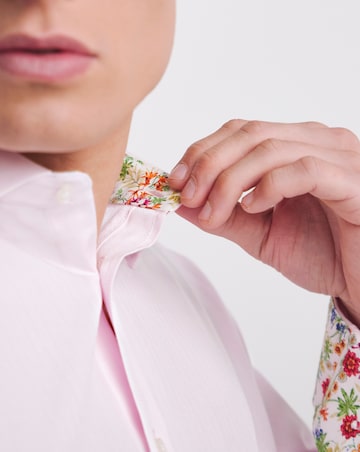 William Hunt Herringbone Formal Shirt