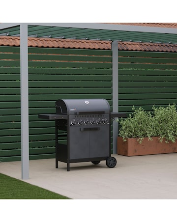 Charles Bentley Ottimo Origin 420 6 Burner Gas Barbecue with Side Burner