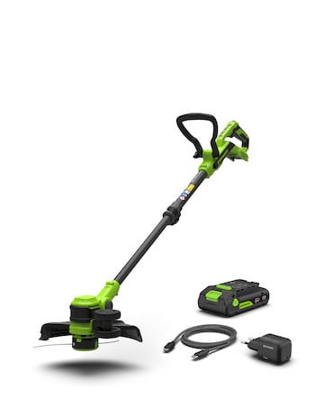 Greenworks 24V 30cm Cordless Brushless Line Trimmer (2AH Battery & Charger)