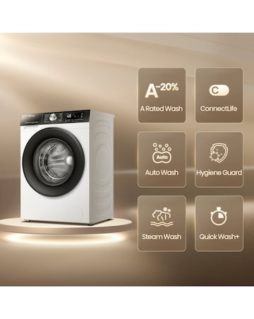 Hisense 3S Series WF3S1043BW3 WiFi-enabled 10kg 1400 Spin Washing Machine White