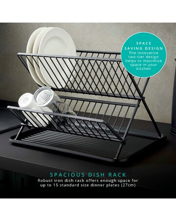 Swan Stealth Collapsible Dish Rack
