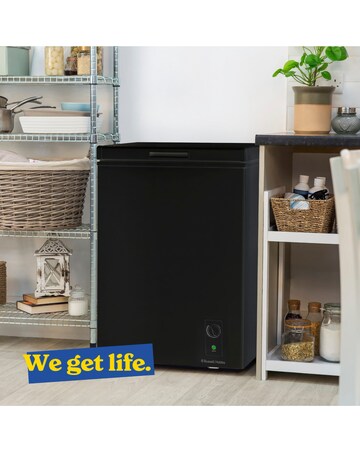Russell Hobbs RH142CF0E1B Chest Freezer - Black - E Rated Install
