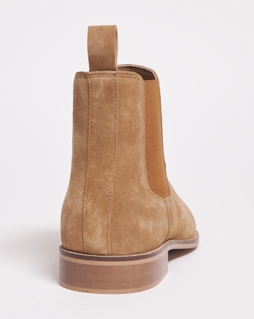 Premium Suede Chelsea Boot Wide