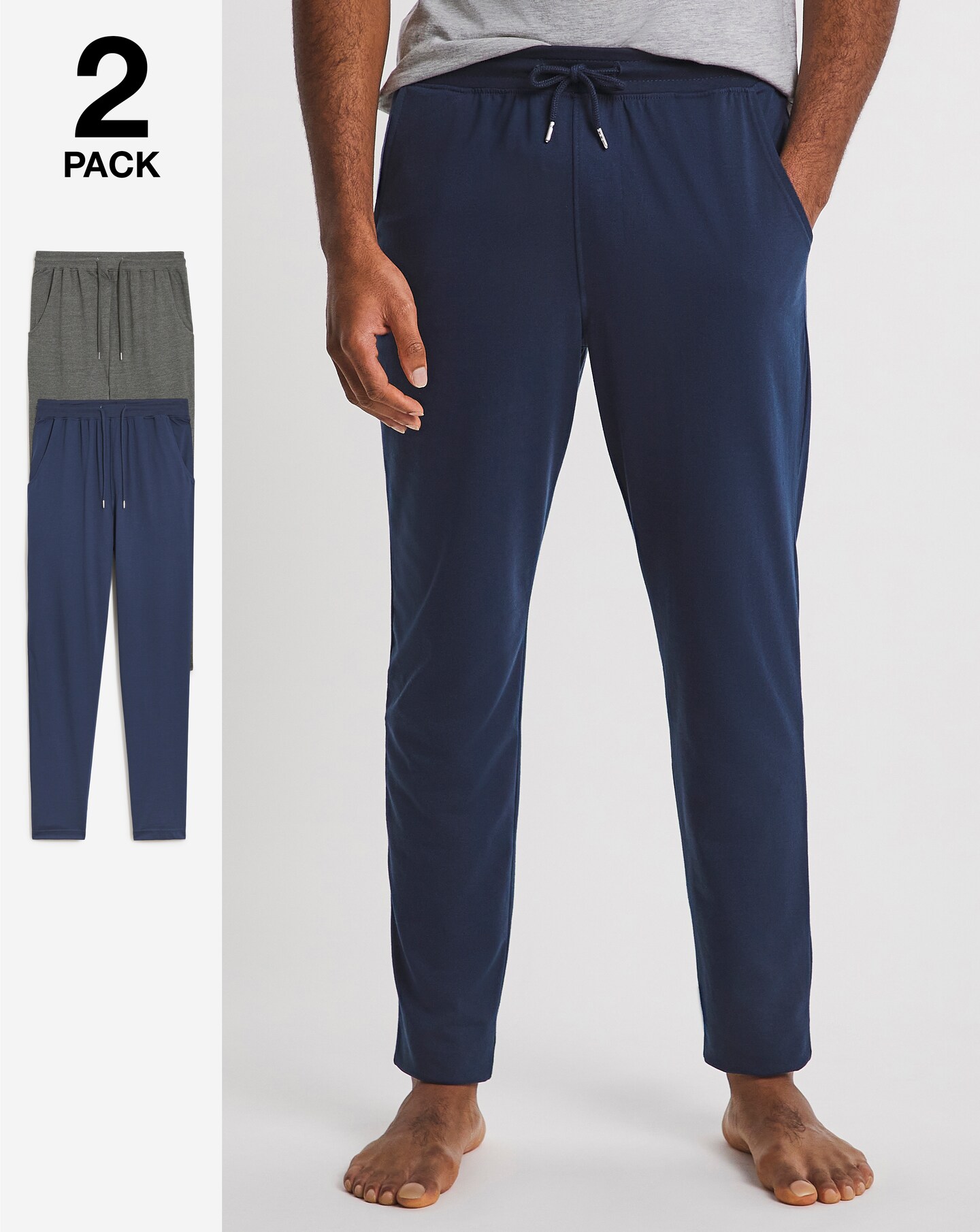 Pack of 2 Jersey Loungepants Jacamo