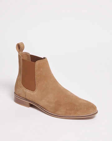 Premium Suede Chelsea Boot Wide