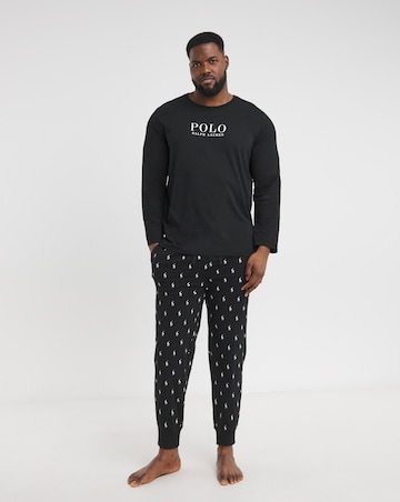 Polo Ralph Lauren Printed Mix & Match Black Lounge Pant