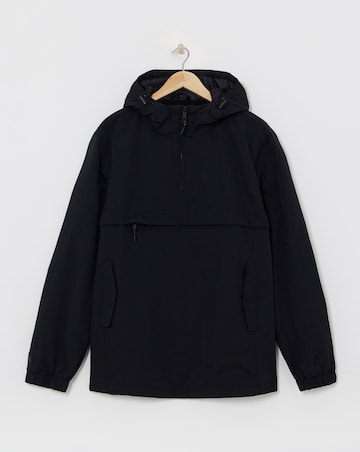 Black Lightweight Overhead Jacket