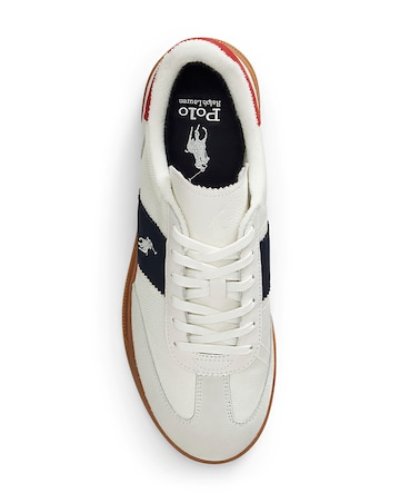 Polo Ralph Lauren Heritage Aera Trainer - Off White/Navy
