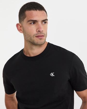 Calvin Klein Jeans Short Sleeve Back Graphic T-Shirt - Black