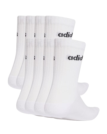 adidas Linear Logo 10 Pack Crew Socks