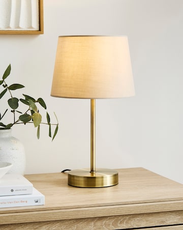 Owen Cream and Brass Table Lamp