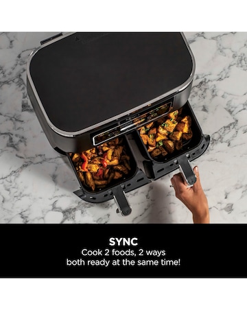 Ninja Foodi 4-in-1 Dual Zone Air Fryer 7.6L