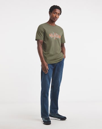 Tommy Hilfiger Short Sleeve Tropical Floral T-Shirt - Green