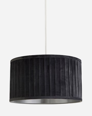 Pleated Velvet Grey Shade