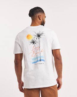 Long Beach Print Graphic T-shirt