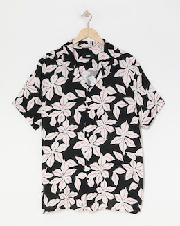 Floral Printed Holiday Shirt