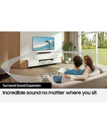 Samsung UE70DU7100KXXU 70in 4K HDR LED Smart TV & HW-C400 40W Soundbar Bundle