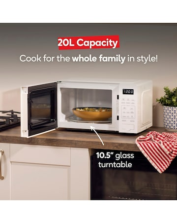 Russell Hobbs RHMT2005-M 20L Touch Control Digital Microwave - White
