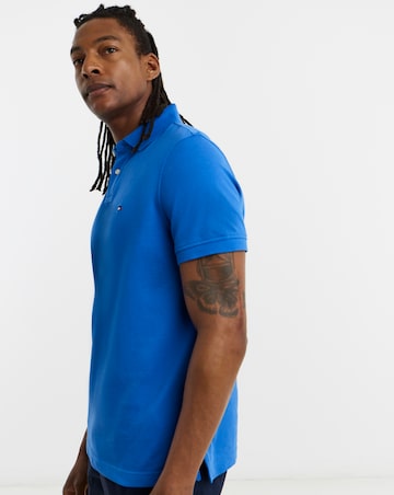 Tommy Hilfiger Short Sleeve 1985 Regular Fit Polo - Blue