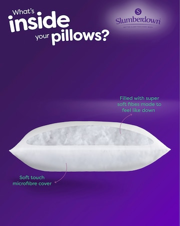 Slumberdown Feels Like Down Pillows Pack of 2 Pillows