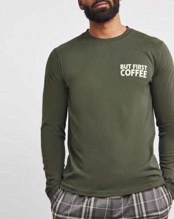 Coffee Graphic PJ Set