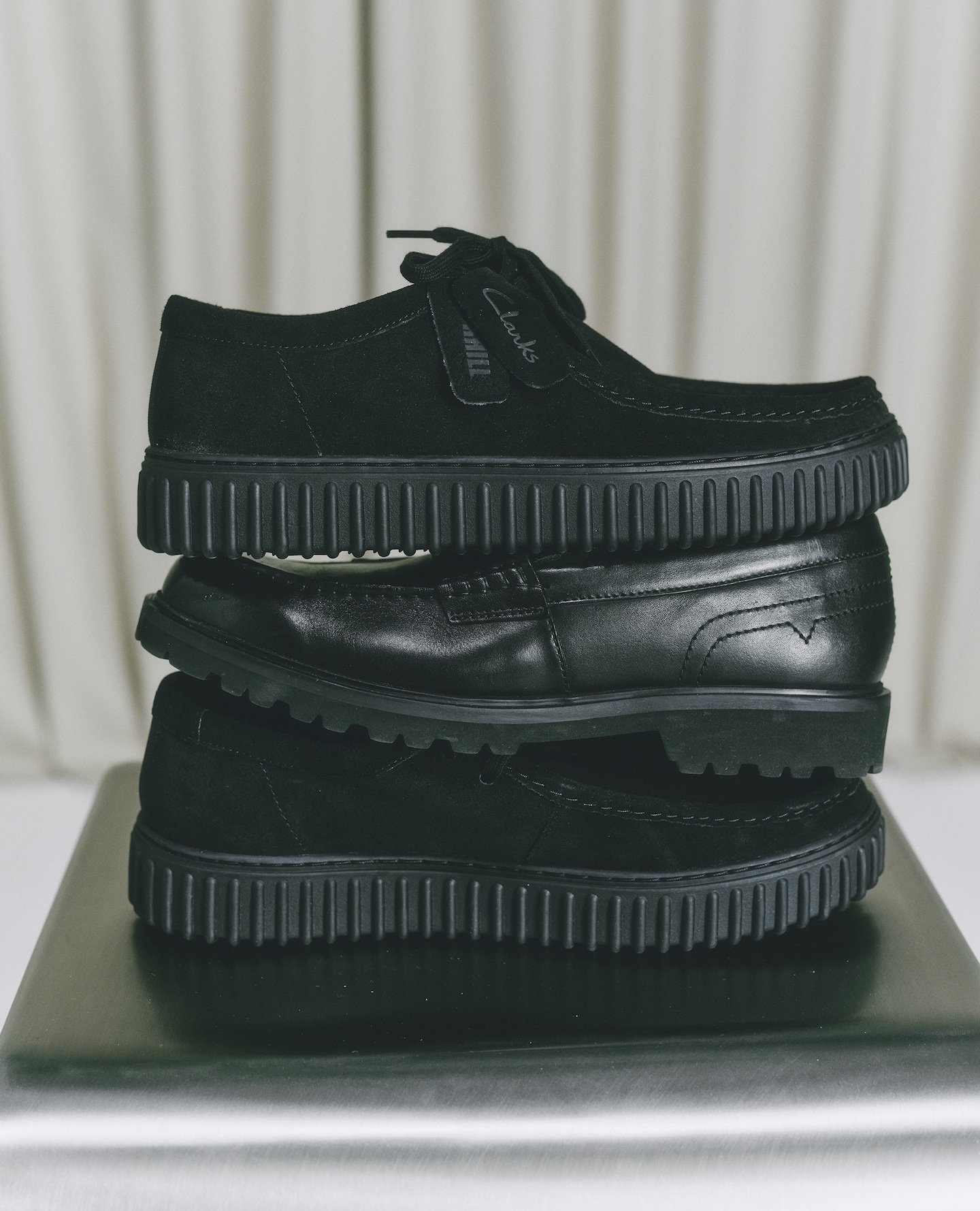 Clarks Suede Torhill Boots - Black are pictured