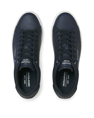 Jack & Jones Bale PU Trainer - Navy/White