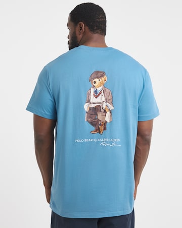 Polo Ralph Lauren Short Sleeve Bear Back Print T-Shirt - Blue
