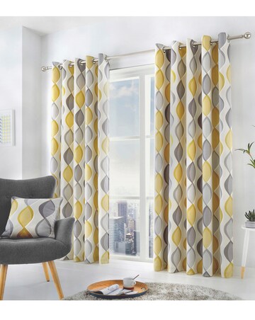 Fusion Lennox Eyelet Curtains