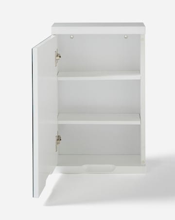 Hopton High Gloss Single Mirror Cabinet