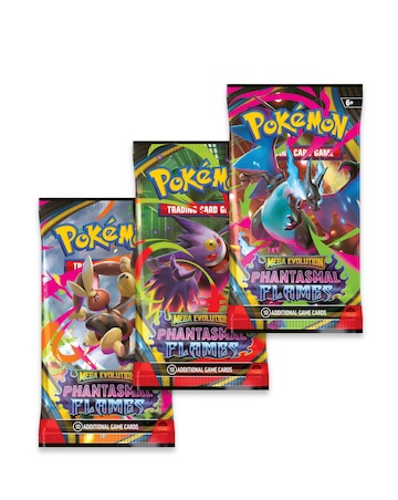 Pokemon TCG: Mega Evolution Phantasmal Flames - 3 Pack