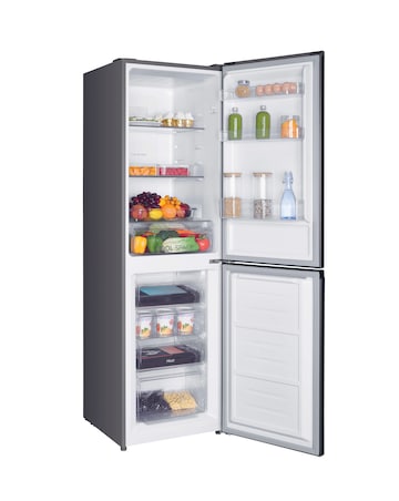 Hoover H-Fridge 300 HOCH1T518EXK 181cm 60/40 Fridge Freezer - Stainless Steel