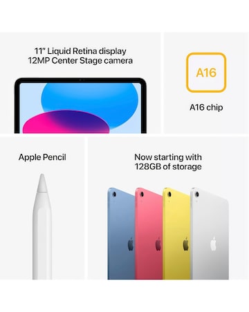 Apple iPad (2025) 11inch Wi-Fi + Cellular 128GB - Silver