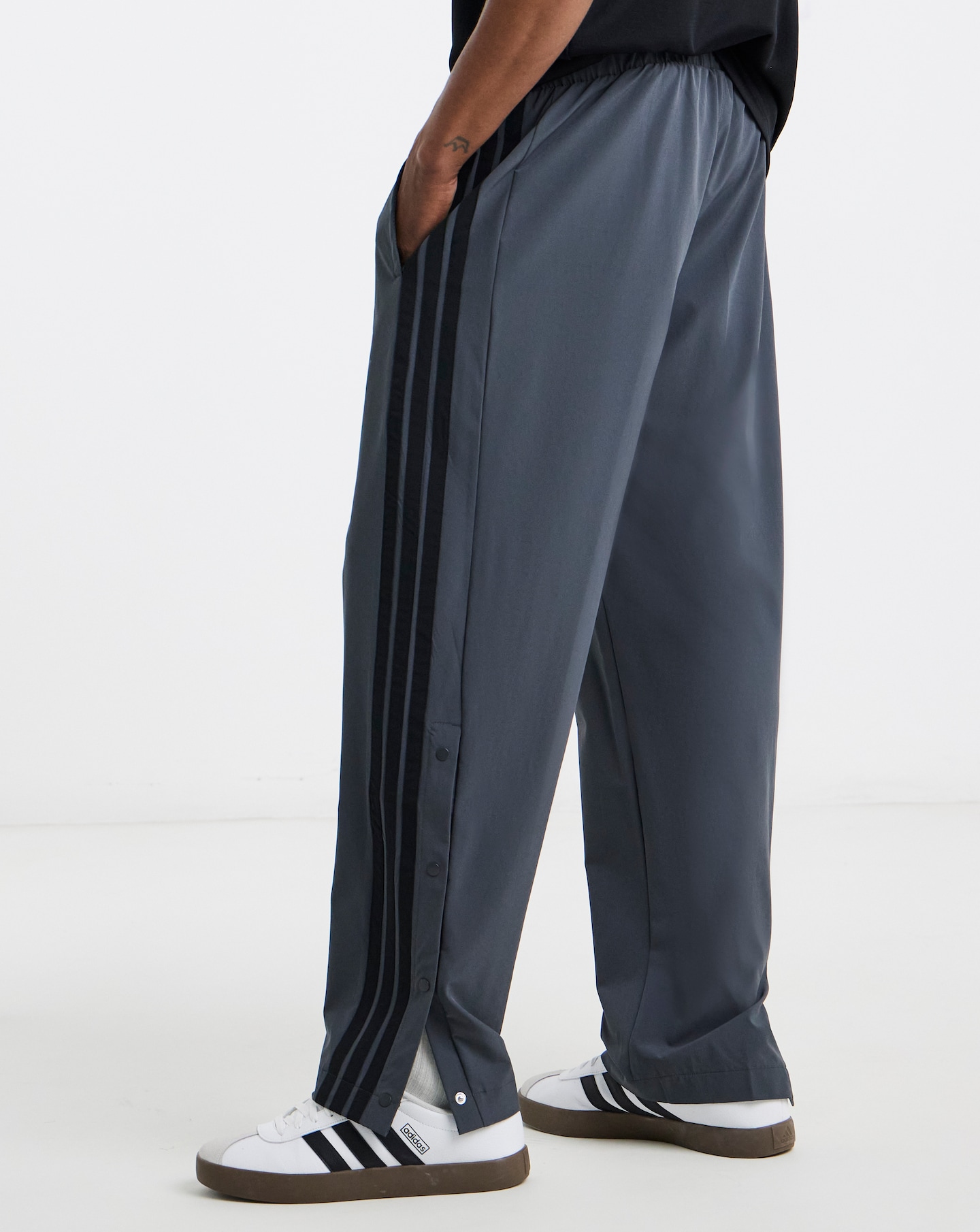 adidas 3 Stripes Snap Cuff Woven Pants | Jacamo