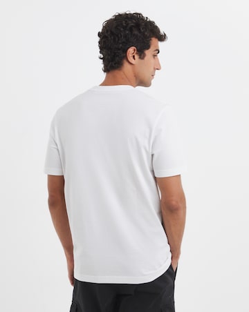 BOSS Short Sleeve Graphic Animal T-Shirt - White