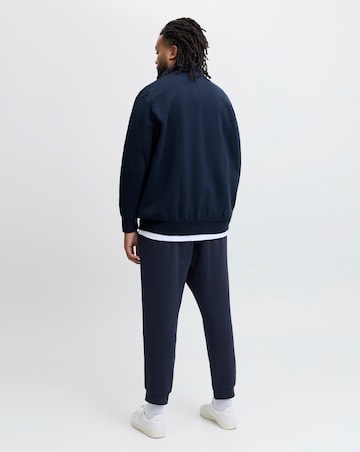 Jack & Jones Versterbro Logo 1/4 Zip Sweat & Jogger - Navy