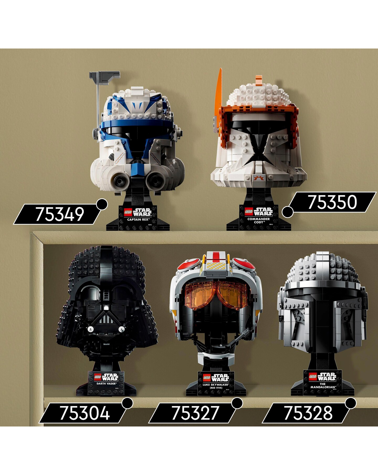 LEGO Star Wars Clone Commander Cody Helmet Model Set 75350
