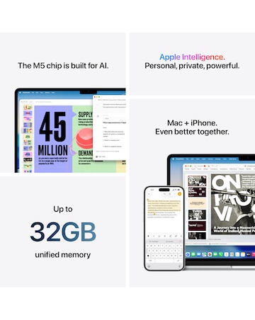 Apple MacBook Air (M5, 2026) 13in 10-core CPU 8-core GPU 16GB 512GB - Starlight