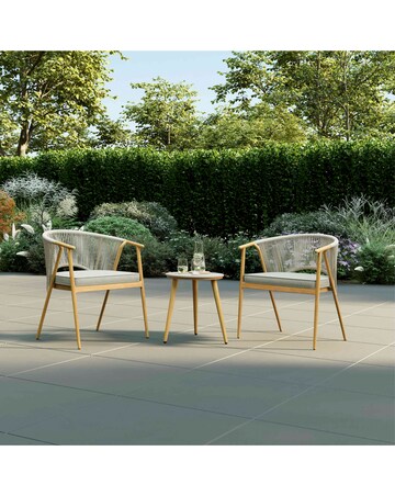 Charles Bentley Rope Weave Bistro Set