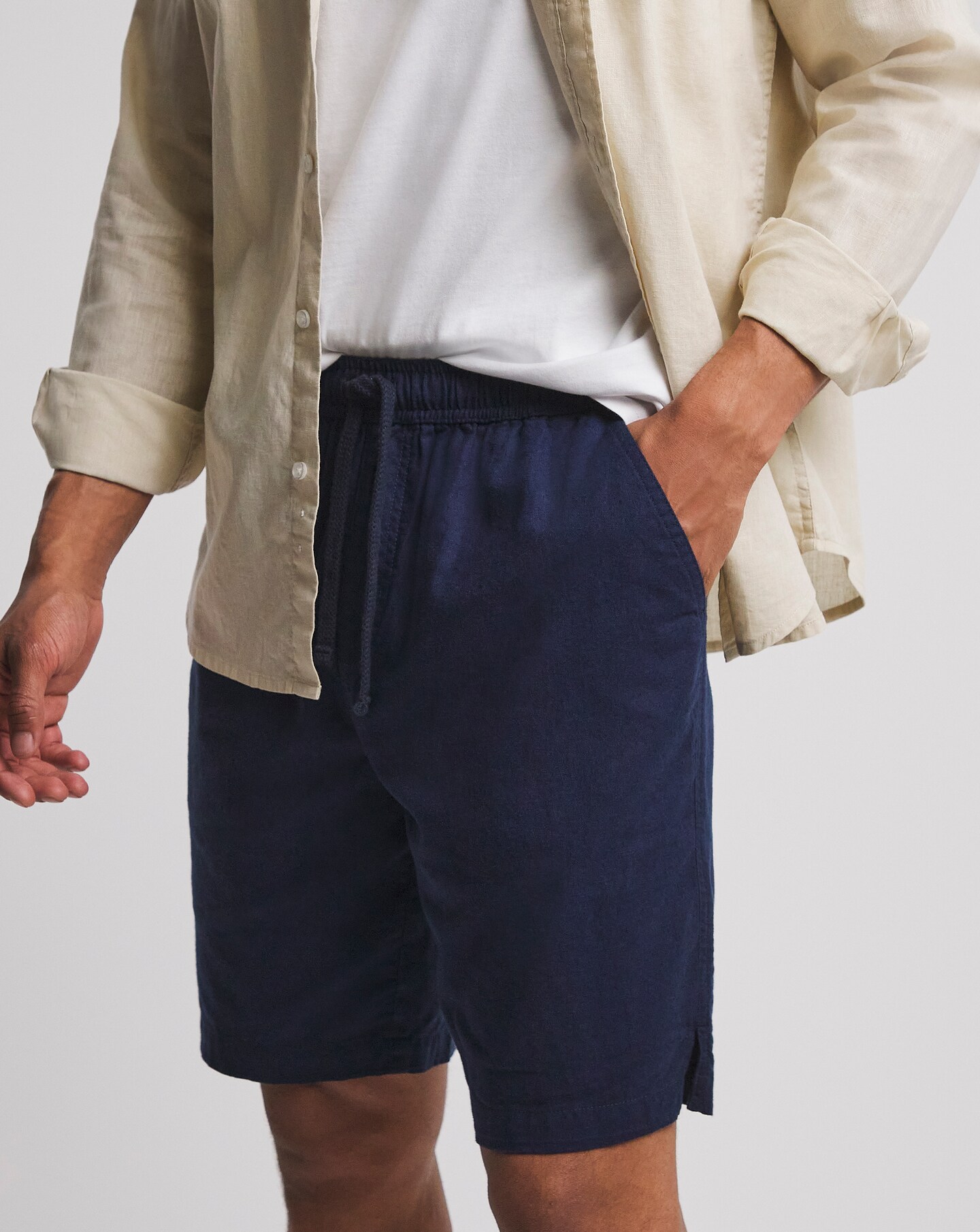 Linen running shorts deals