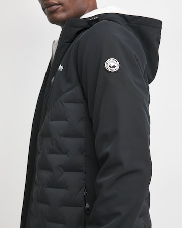 Snowdonia Black Soft Shell Hybrid Jacket
