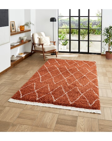 Think Rugs Boho Fringe Rug