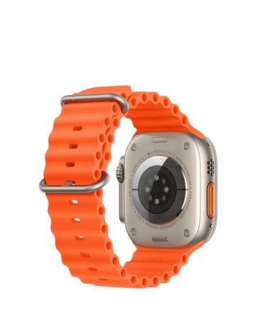 Apple Watch Ultra 2 GPS + Cellular, 49mm Titanium Case with Orange Ocean Band