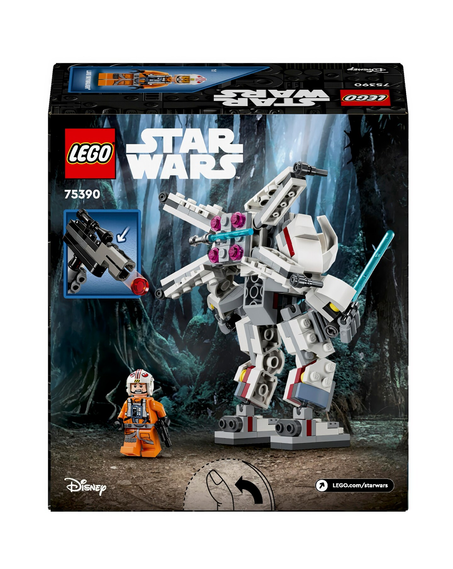 エクエル LEGO Star Wars Luke Skywalker X-Wing Mech Set 75390 | Jacamo